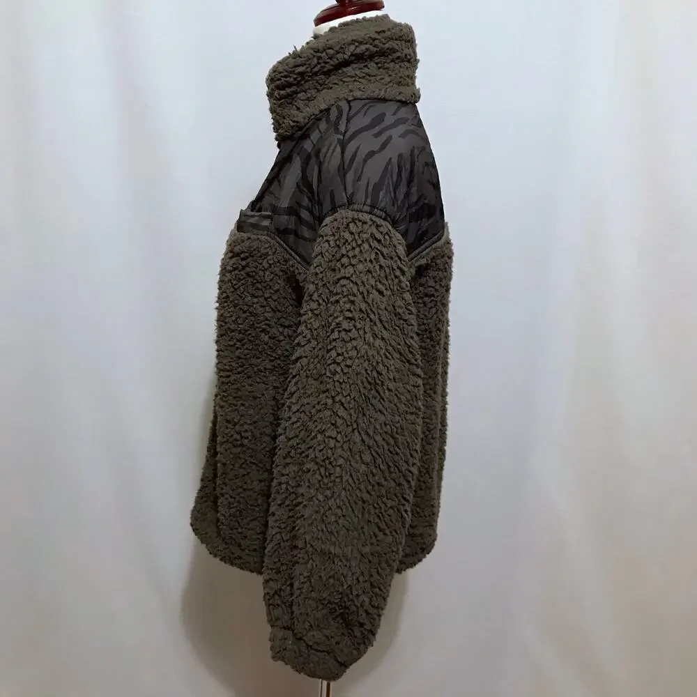 Thread & Supply NWT Full Zip Sherpa Teddy Jacket Women Various